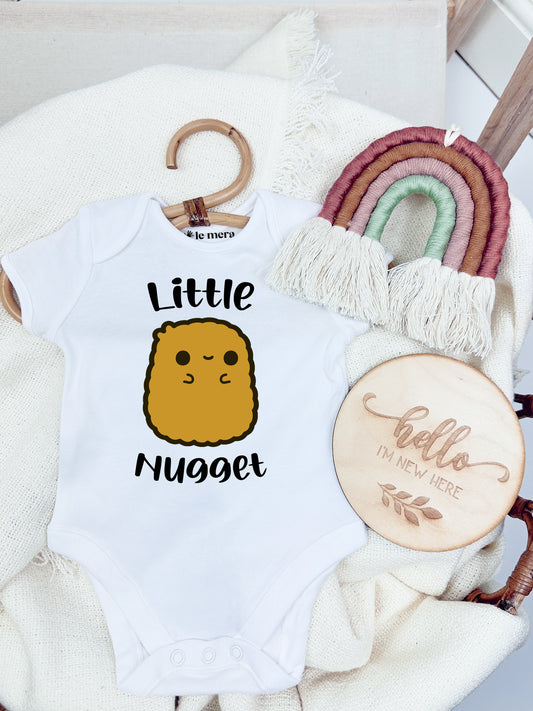 Cute Little Nugget Baby Vest, Baby Grow