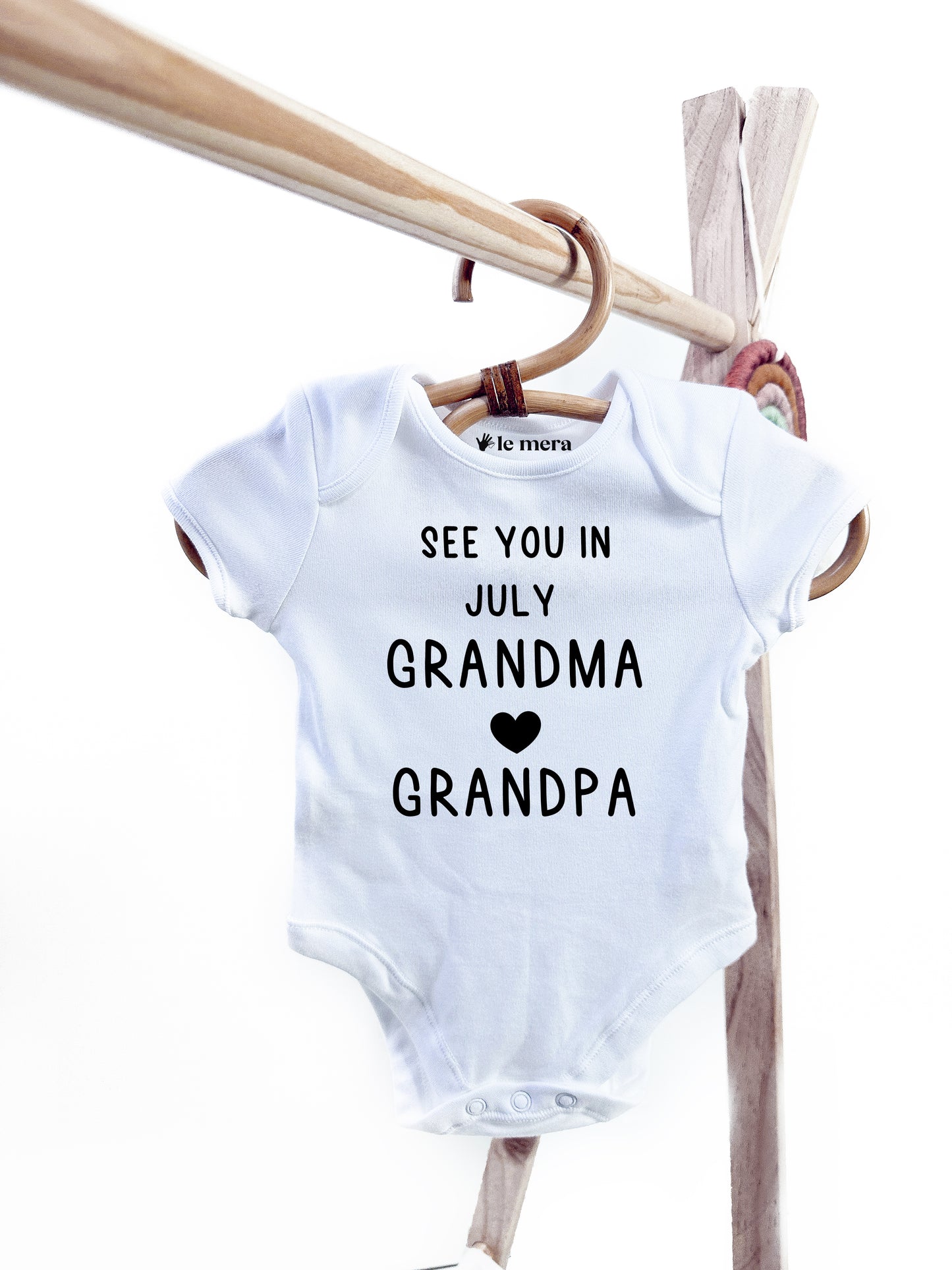 See You Soon Grandparents Baby Vest, Baby Grow