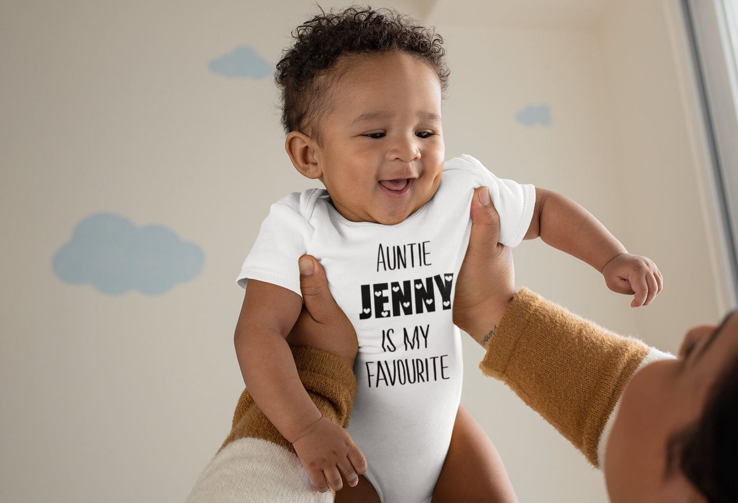 Auntie Is My Favourite Baby Vest, Baby Grow