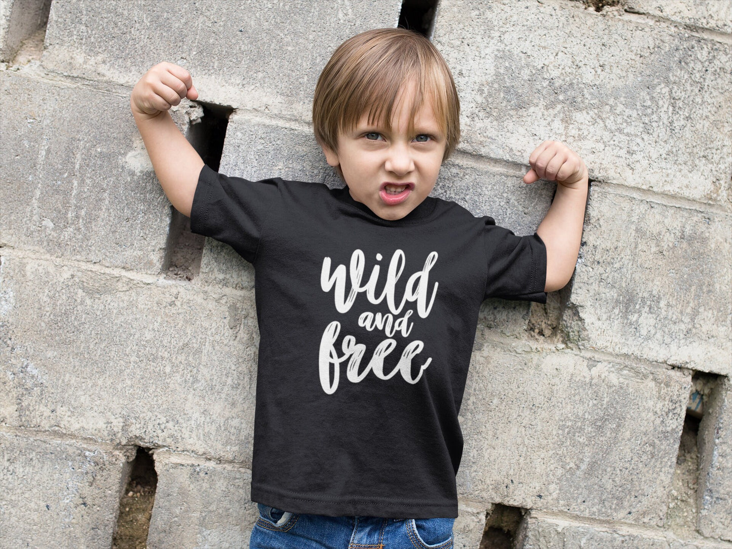 Wild and Free T-Shirt/Sweatshirt, Kids Funny T-Shirt, Unisex Childrens Shirt/Sweatshirt, Birthday T-Shirt