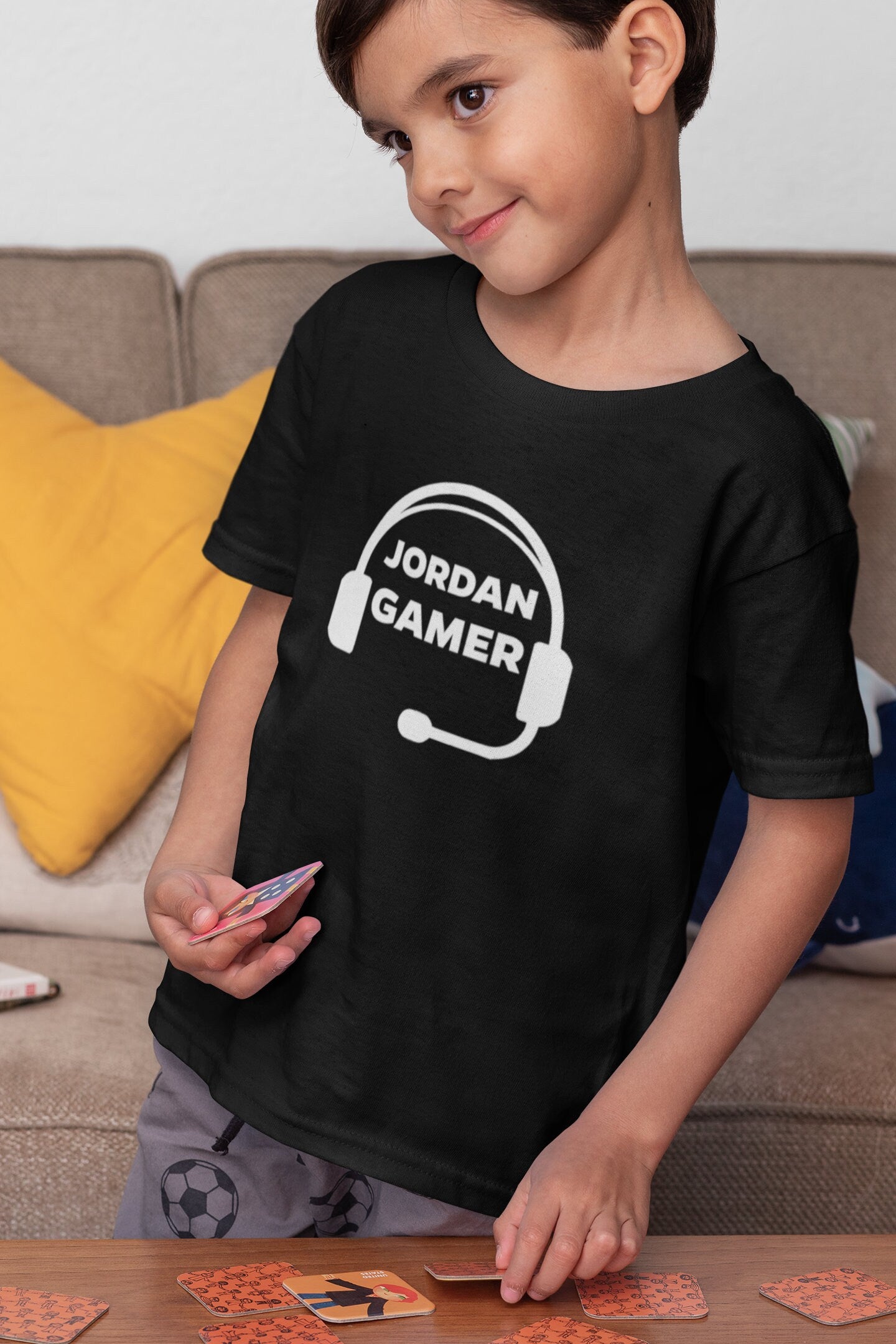 Kids Personalised Gaming Kids T-Shirt