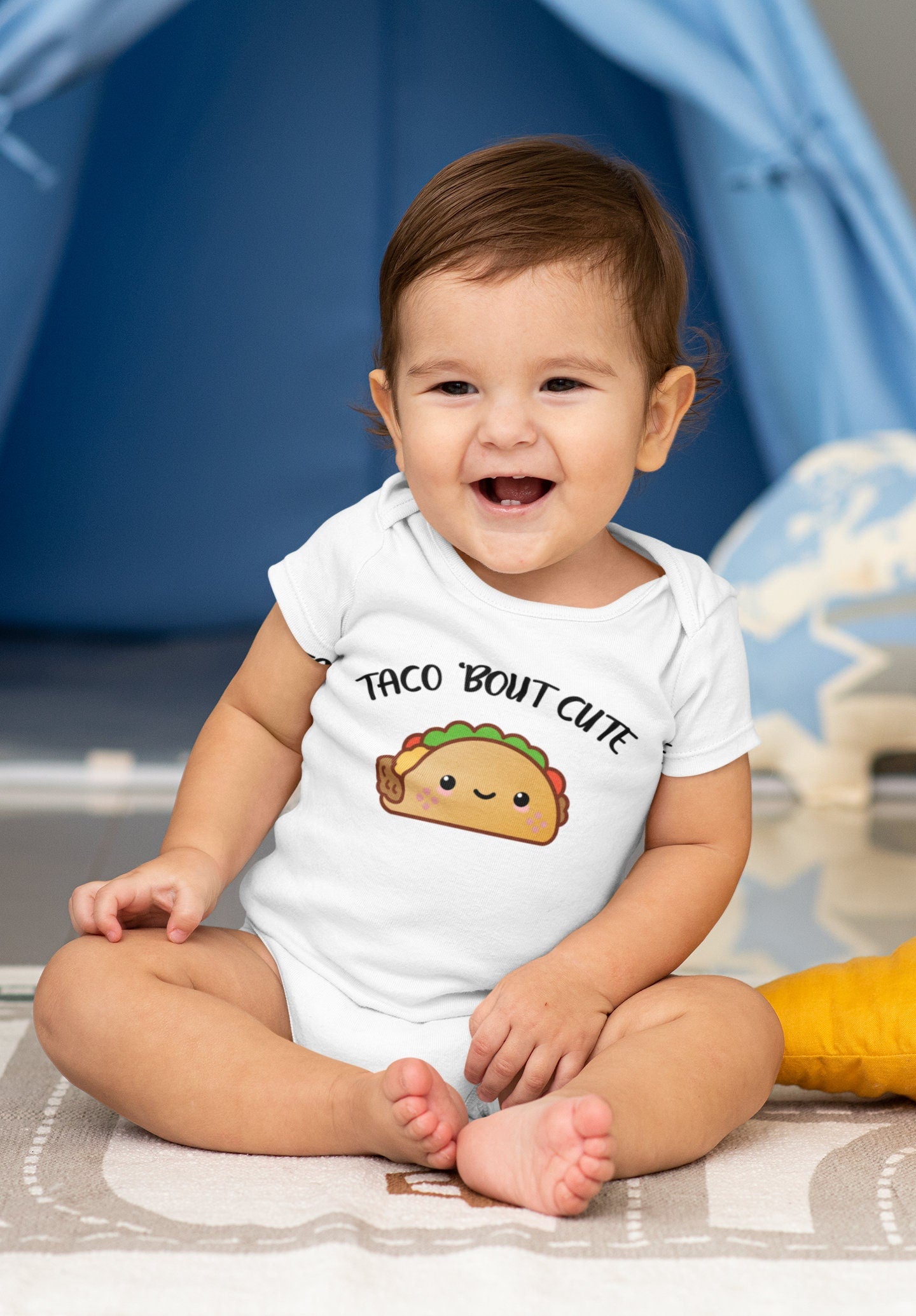 Taco Bout Cute, Cute Taco Baby Vest, Baby Grow