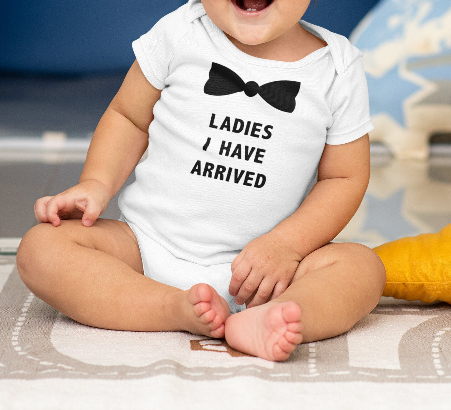 Ladies I have Arrived Baby Bodysuit, Custom Bodysuit, Baby Announcement Baby Grow, Bodysuit, Sleepsuit, Baby Clothing, Funny Baby
