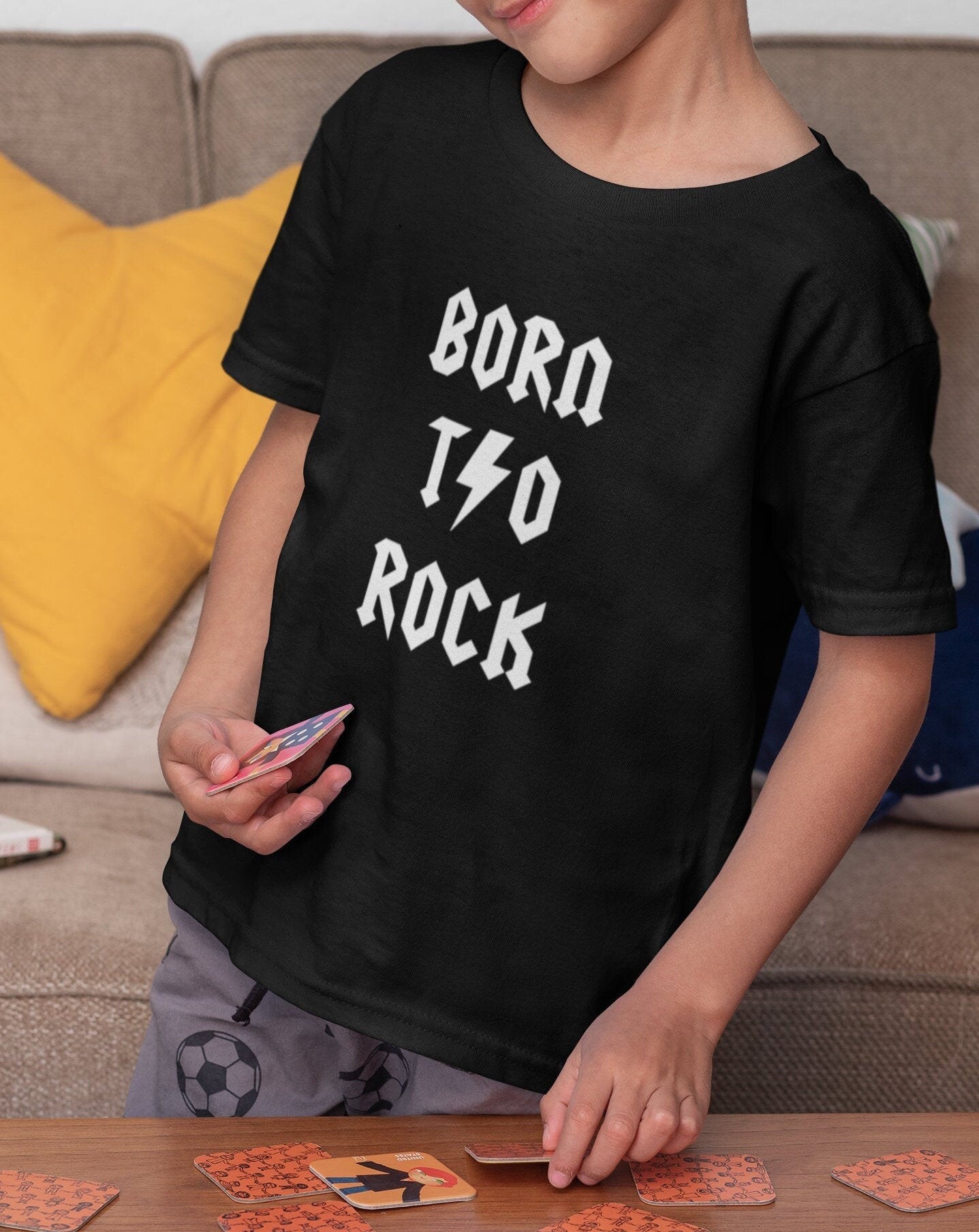 Born To Rock Unisex Kids T Shirt