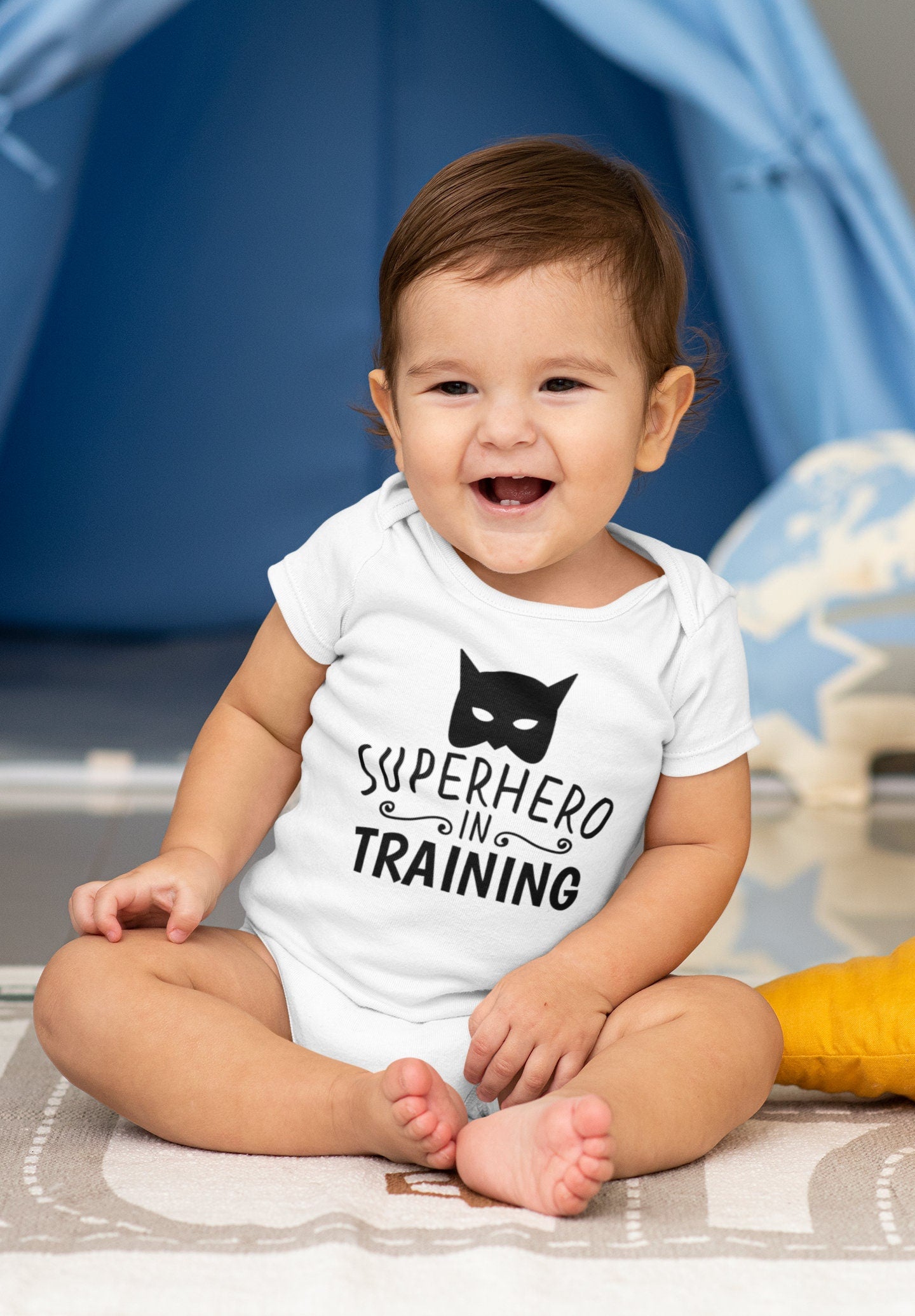 Superhero in training Baby Vest, Baby Grow