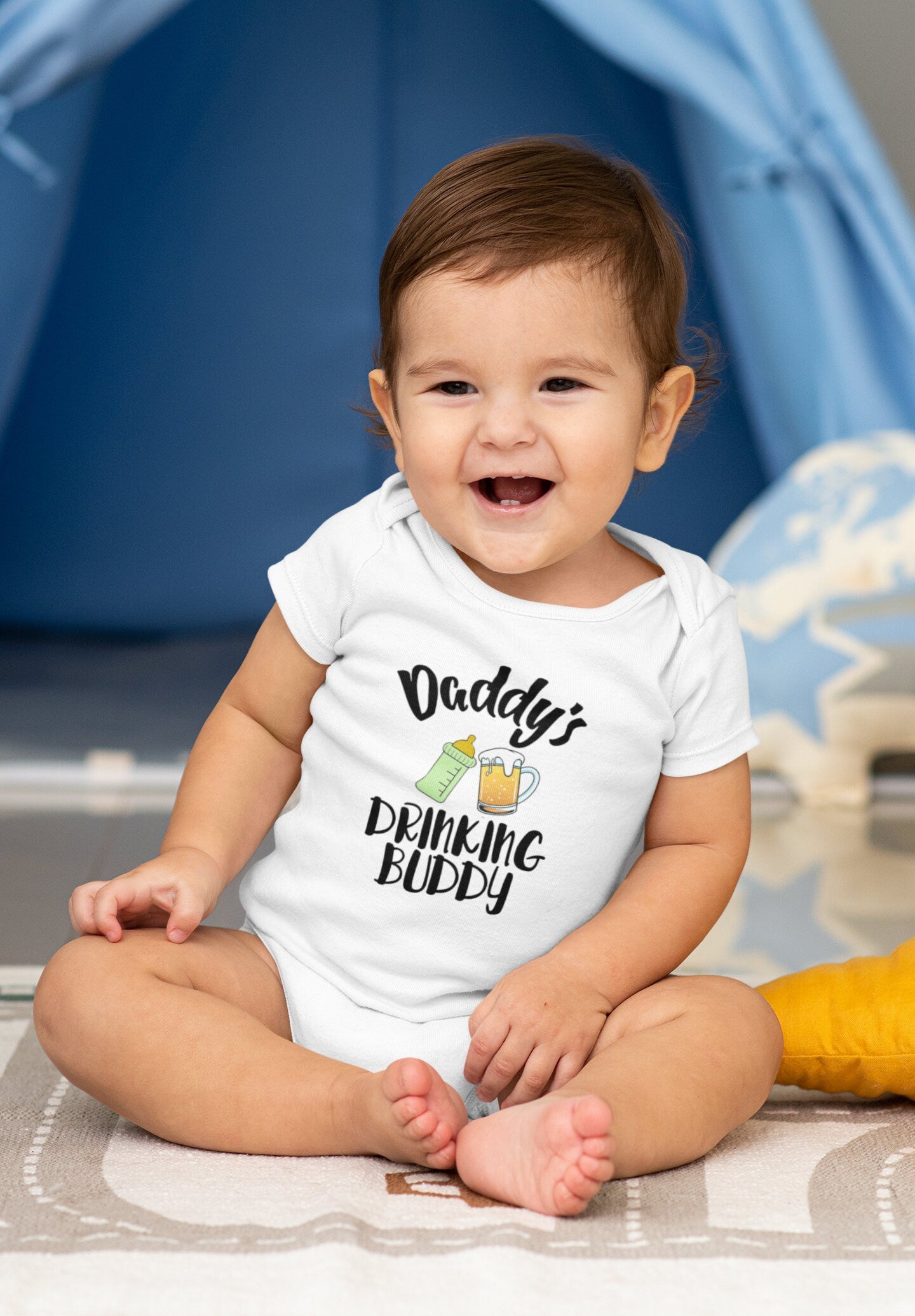 Daddy's Drinking Buddy Baby Vest, Baby Grow