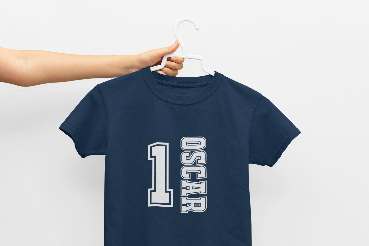 Kids Personalised First Birthday Kids T-Shirt