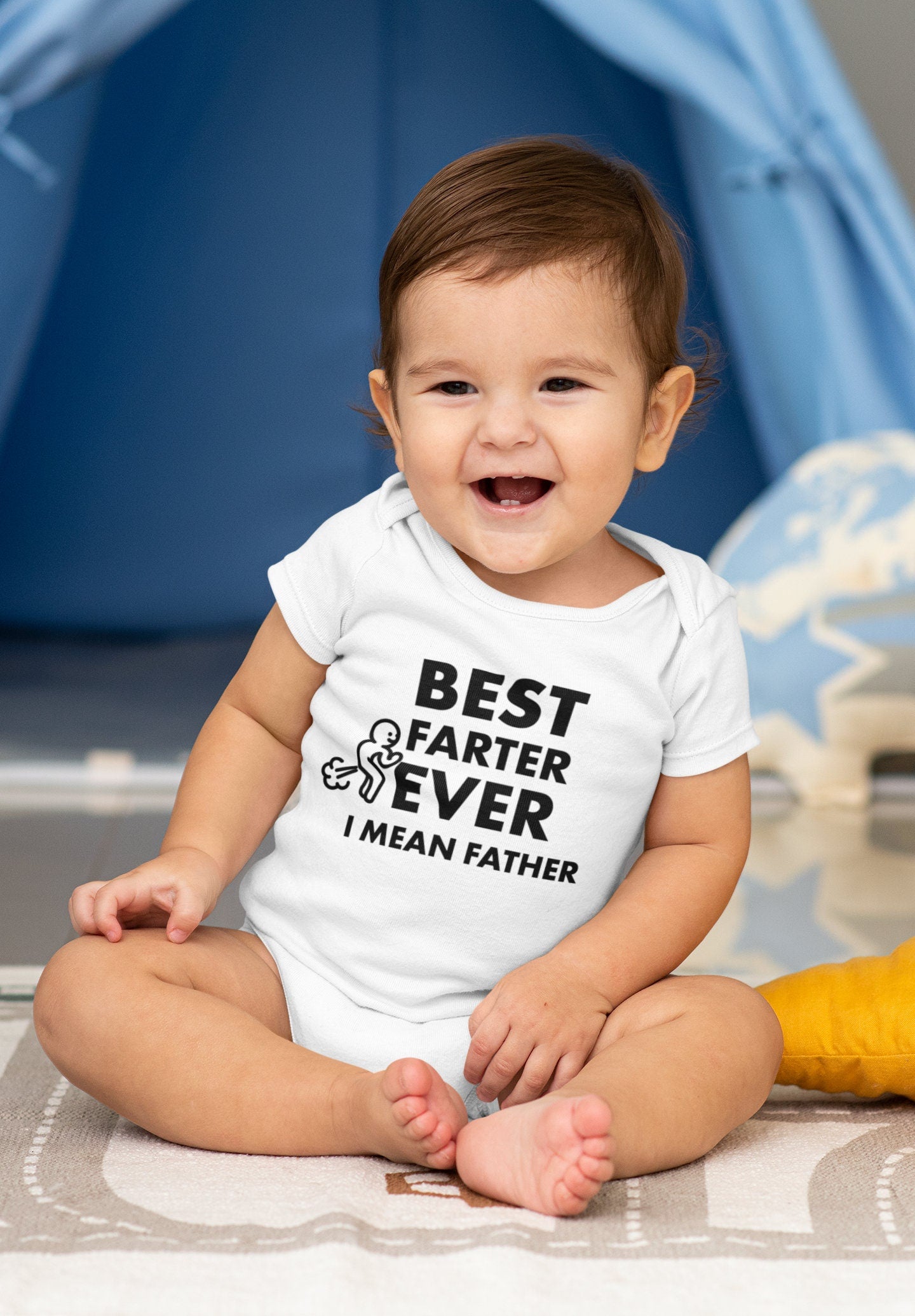 Best Farter Ever Baby Vest, Baby Grow, Best Dad