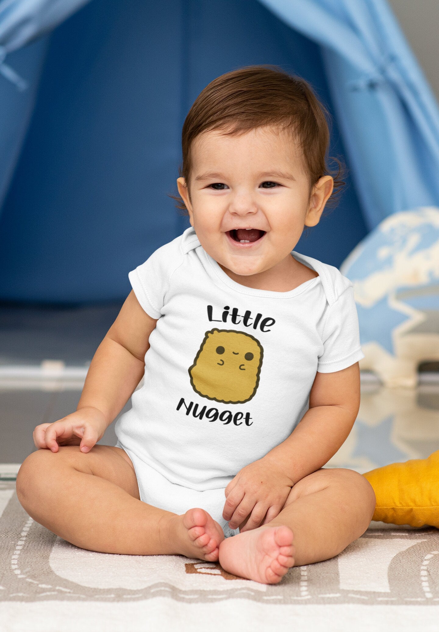 Cute Little Nugget Baby Vest, Baby Grow