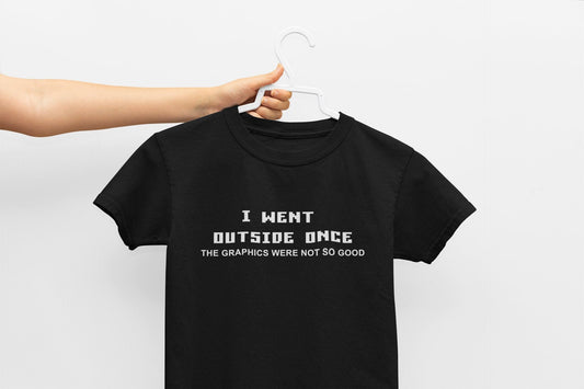 I went outside gamer Kids T-Shirt