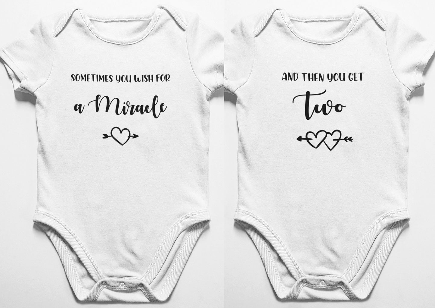 Wish For a Miracle Baby Vest, Baby Grow