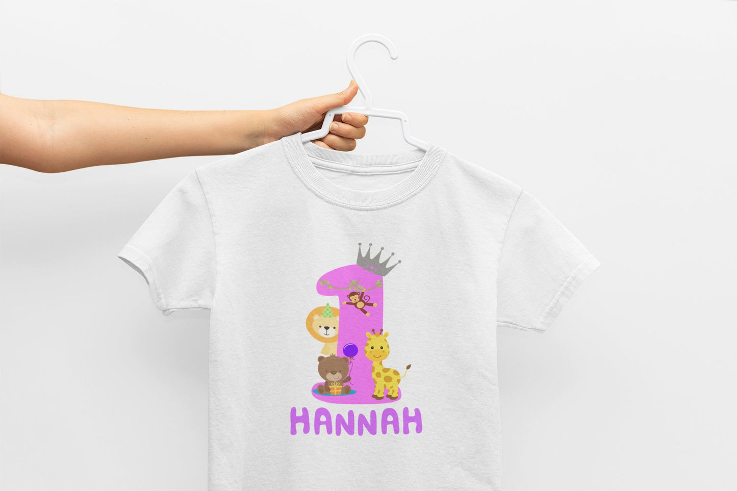 Personalised 1st Birthday Kids T-Shirt, First Birthday