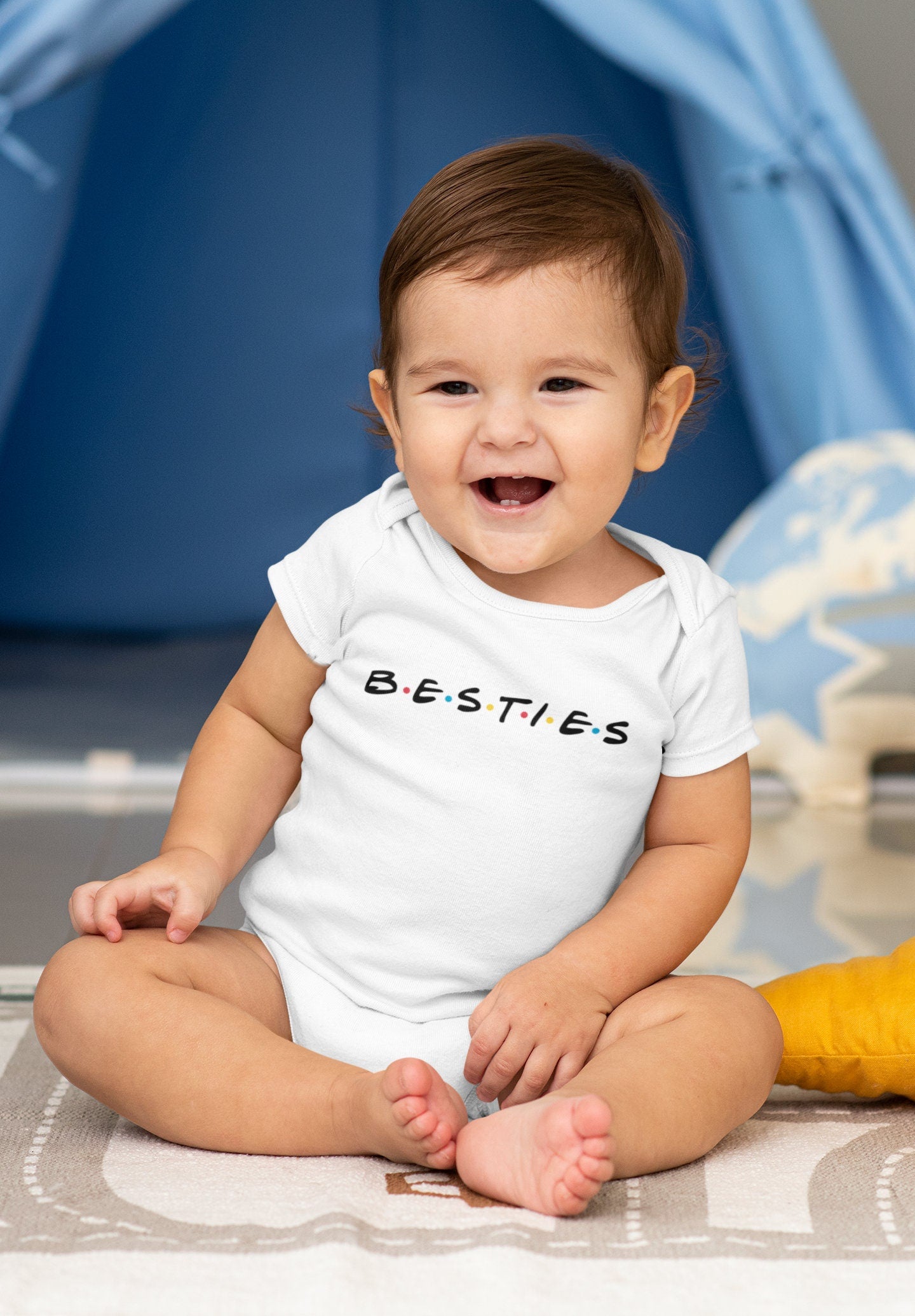 Bestie Friends Baby Vest, Baby Grow