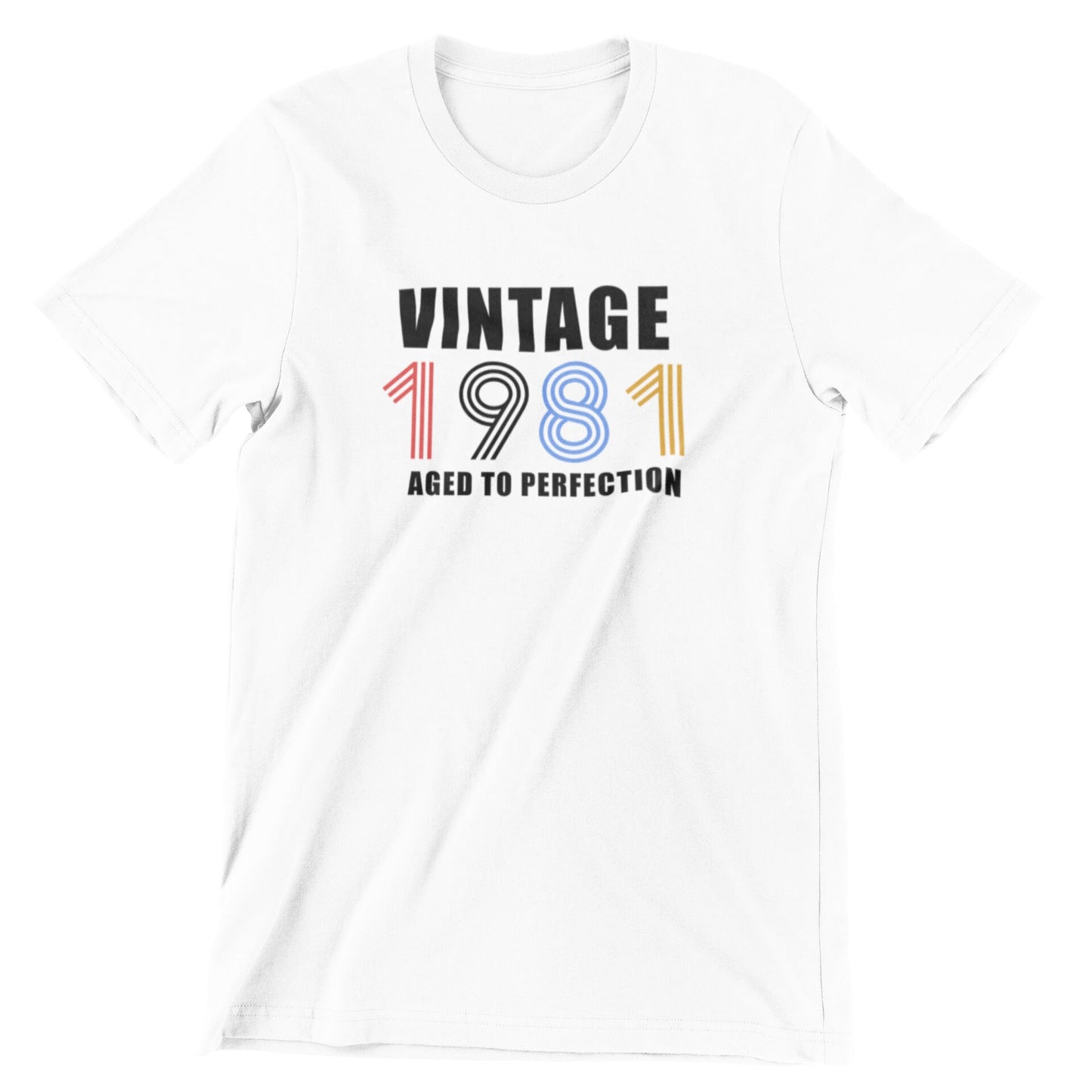 Unisex 20th, 30th, 40th, 50th Vintage Birthday T- Shirt