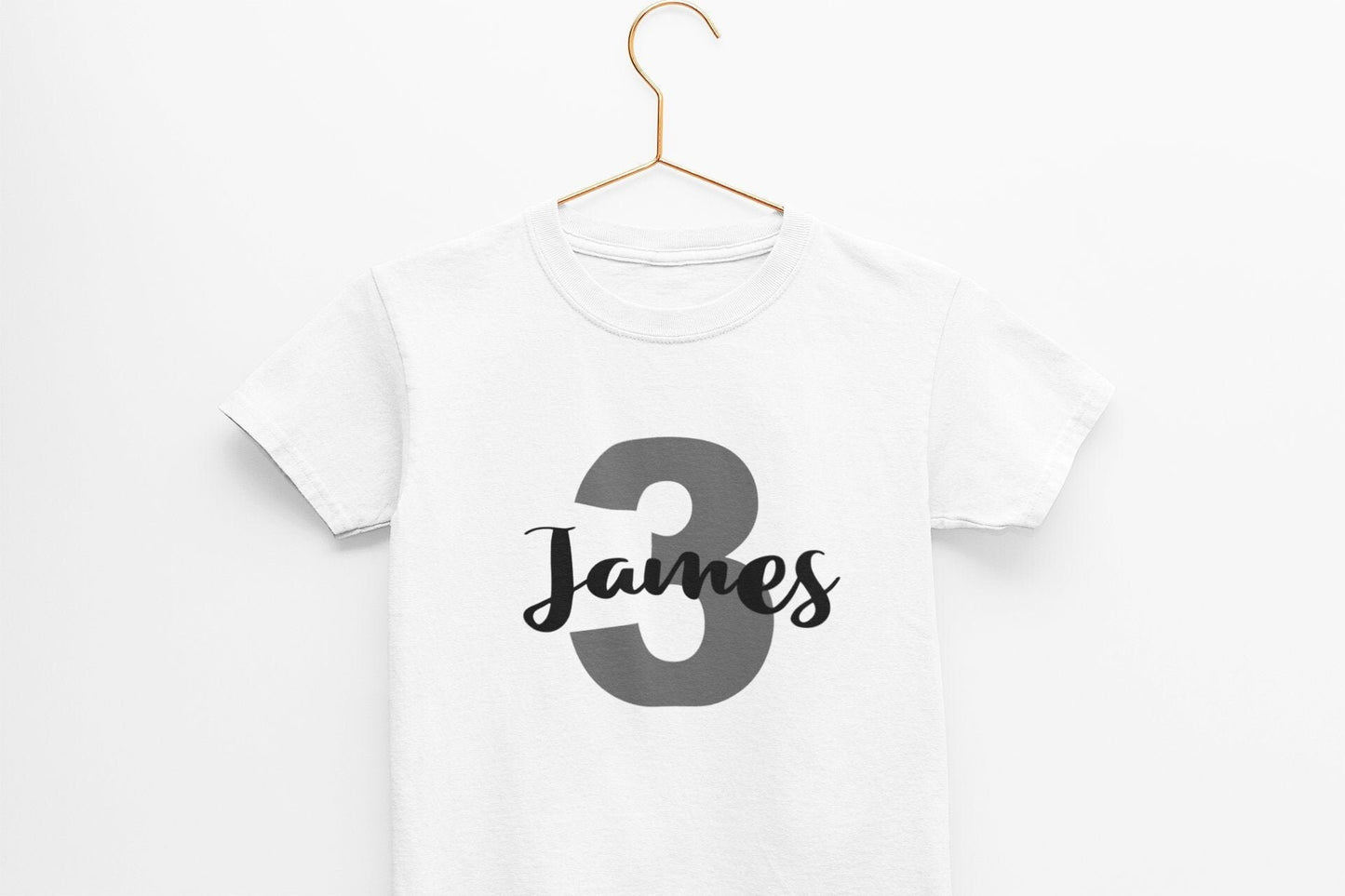 Personalised Kids Initial Kids T-Shirt