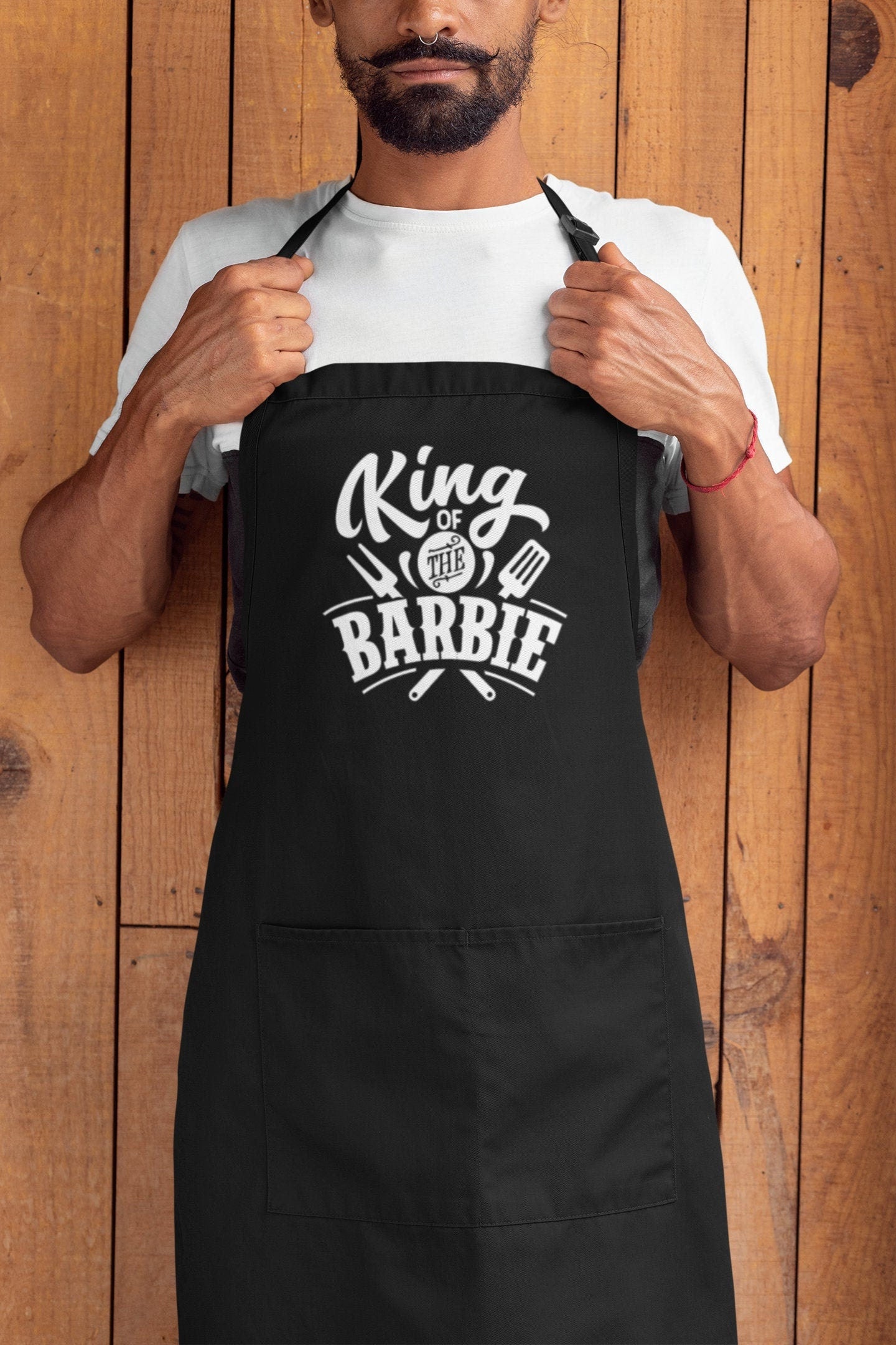 King of the Barbie Adult Apron