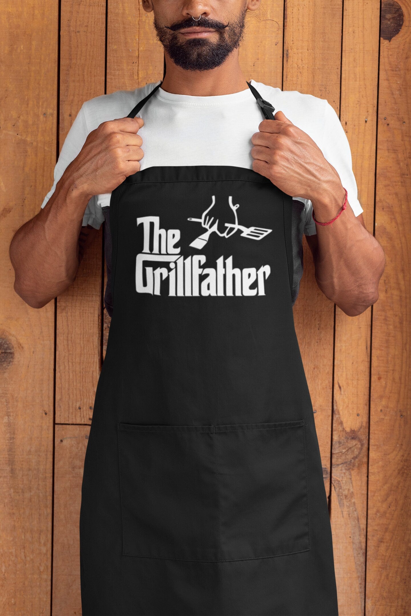 The GrillFather Adult Apron, King Of the Barbequ, King of BBQ Apron, Baking Apron, Apron for Chef, Grilling Apron, Custom Apron