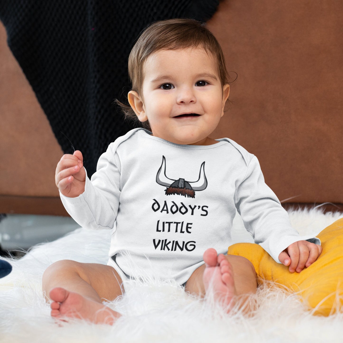 Daddy's Little Viking Baby Vest, Baby Grow