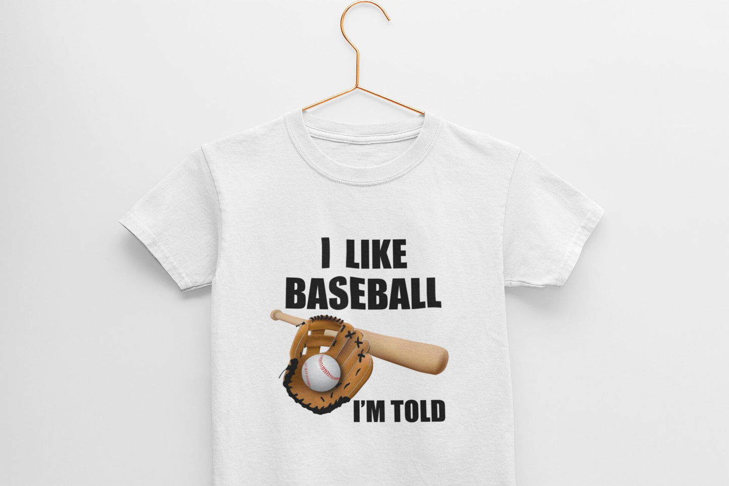 I Like Baseball I'm Told Baby bodysuit