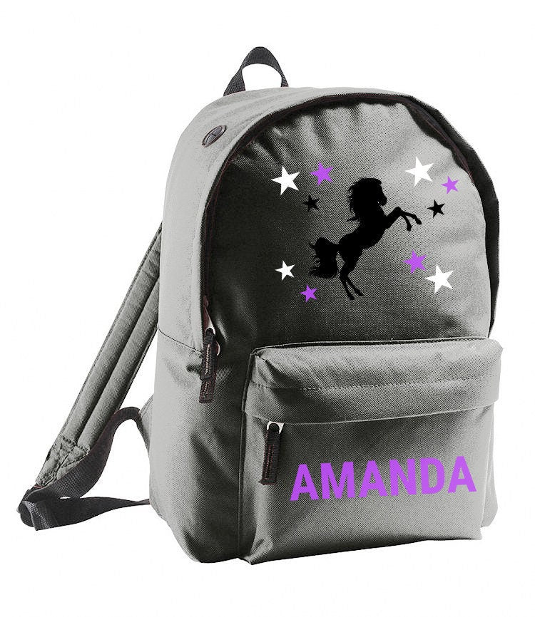 Personalised Horse Star Backpack