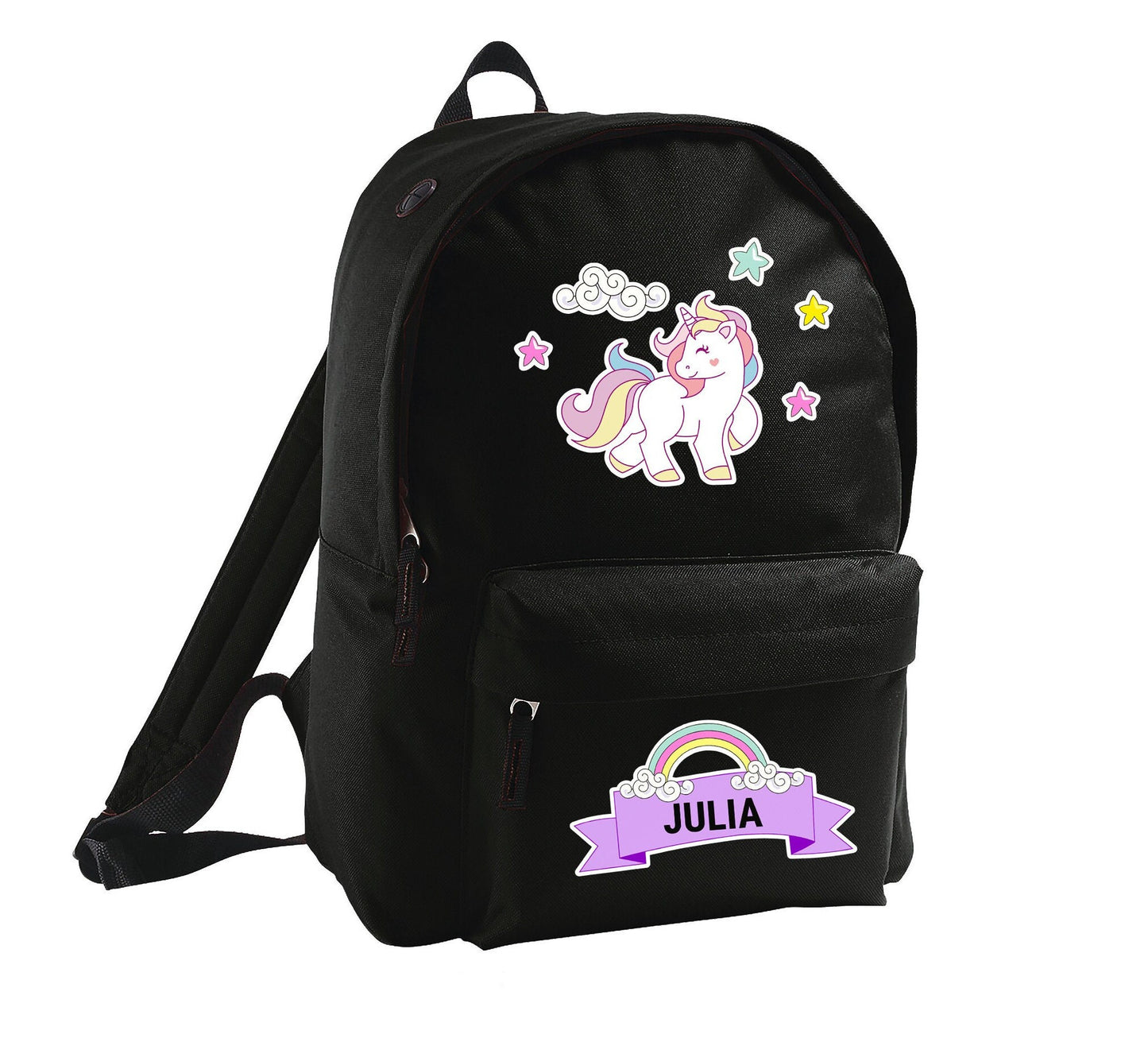 Personalised Unicorn School Backpack