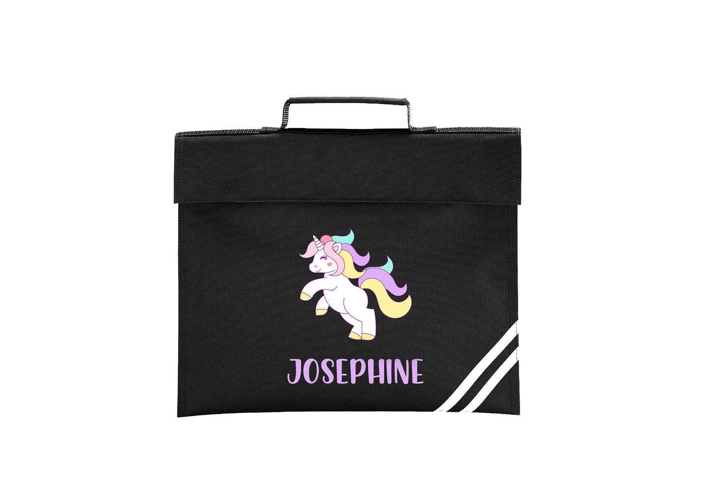 Rainbow Unicorn Horse Book Bag