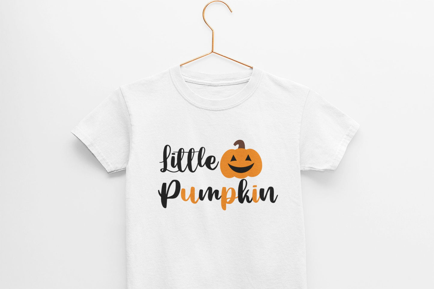 Unisex Kids Little Pumpkin Kids T-Shirt