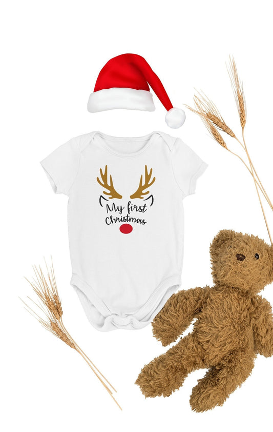 My First Christmas Baby Vest, Baby Grow, Baby Christmas Gift