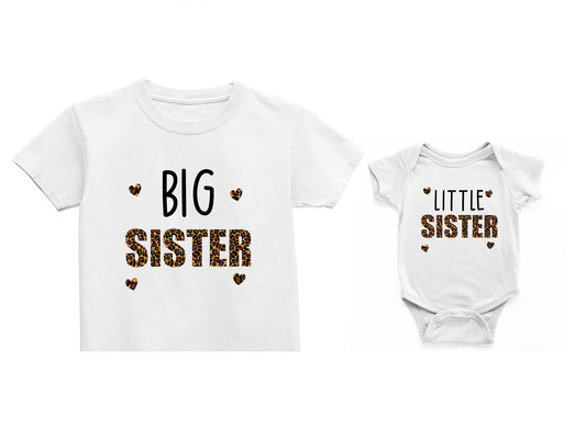 Big Sister Little Sister T-Shirt, Matching Sister Outfits