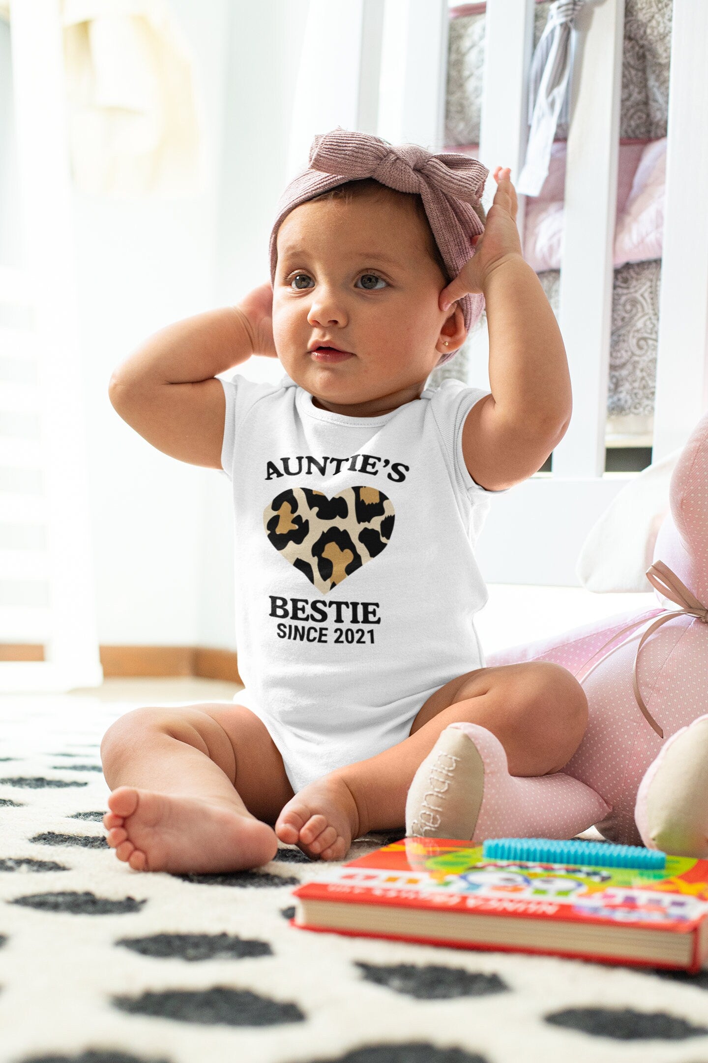 Personalised Auntie Est, Auntie's Bestie Matching Shirt