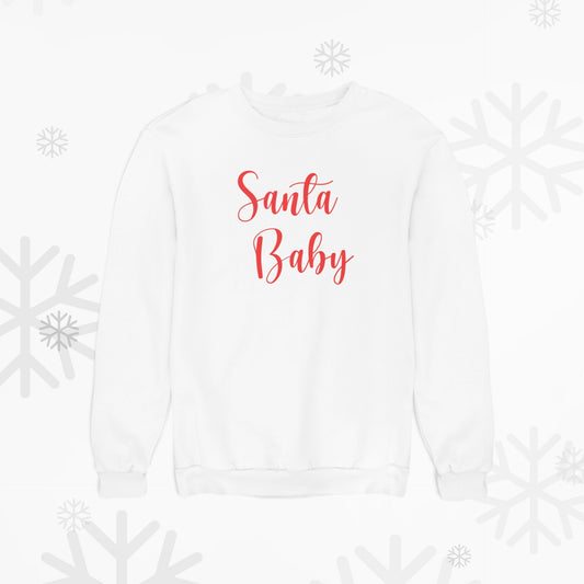 Santa Baby, Christmas Sweater, Christmas sweatshirt