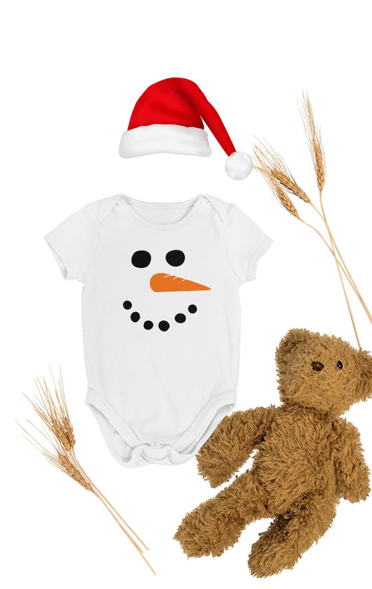 Snowman Baby Vest, Baby Grow