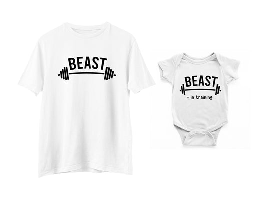 Beast and Beast in Training Matching Tops