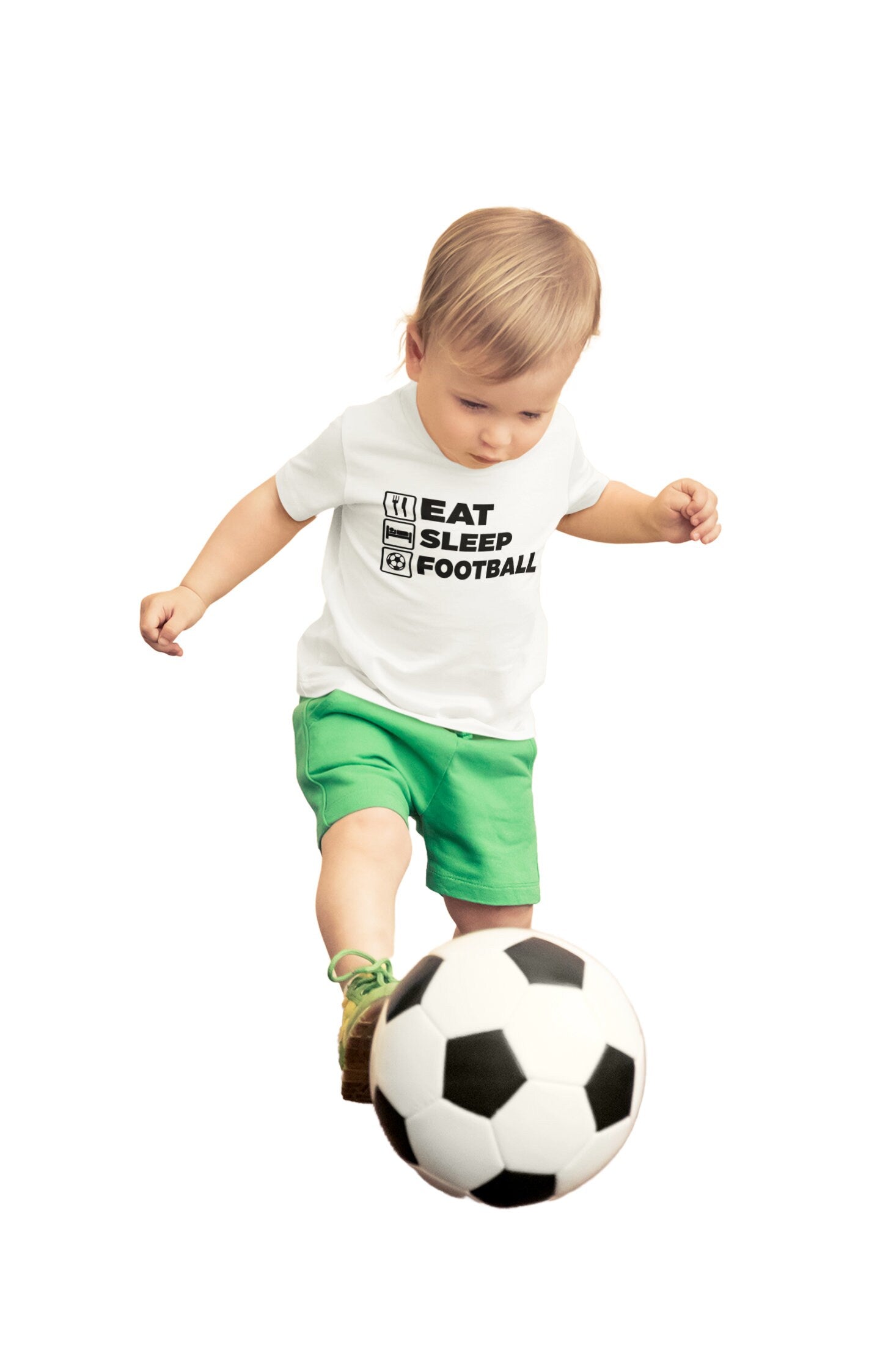 Unisex Eat Sleep Football Kids T-Shirt, Eat Sleep Football Repeat