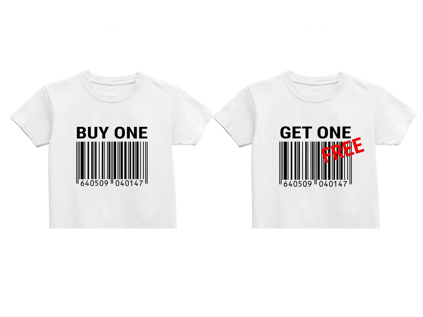 Buy One Get One Free Twin T-Shirts