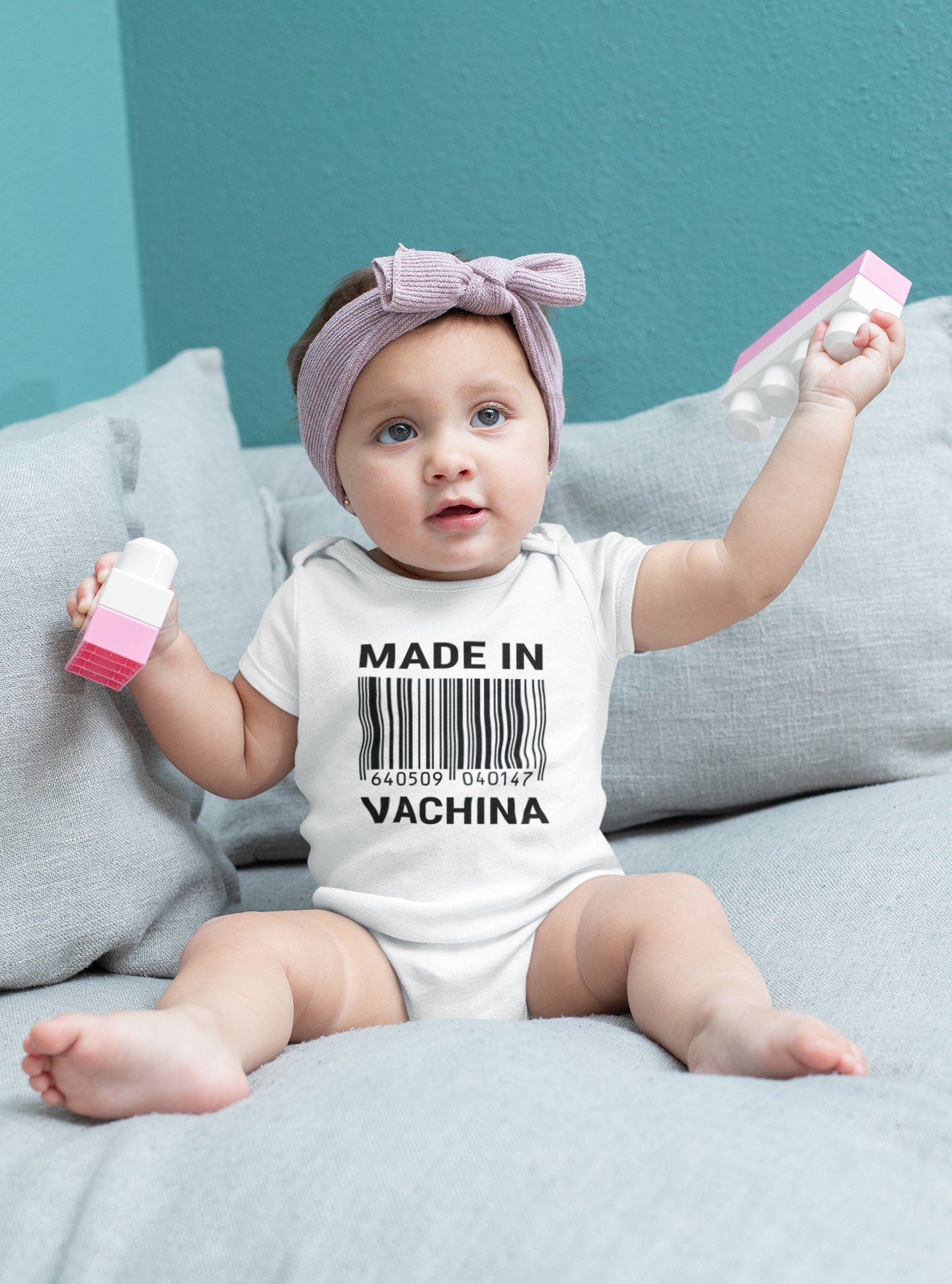 Made In Vachina Baby Vest, Baby Grow