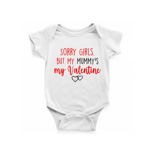 Sorry girls/boys but my mummy/daddy's my valentine Baby Vest, Baby Grow