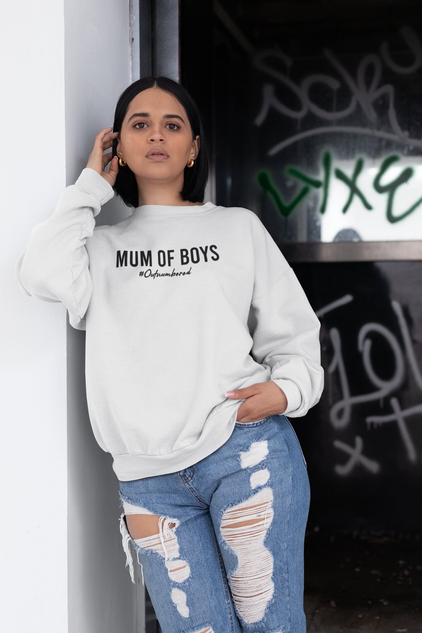 Mum Of Boys Sweatshirt