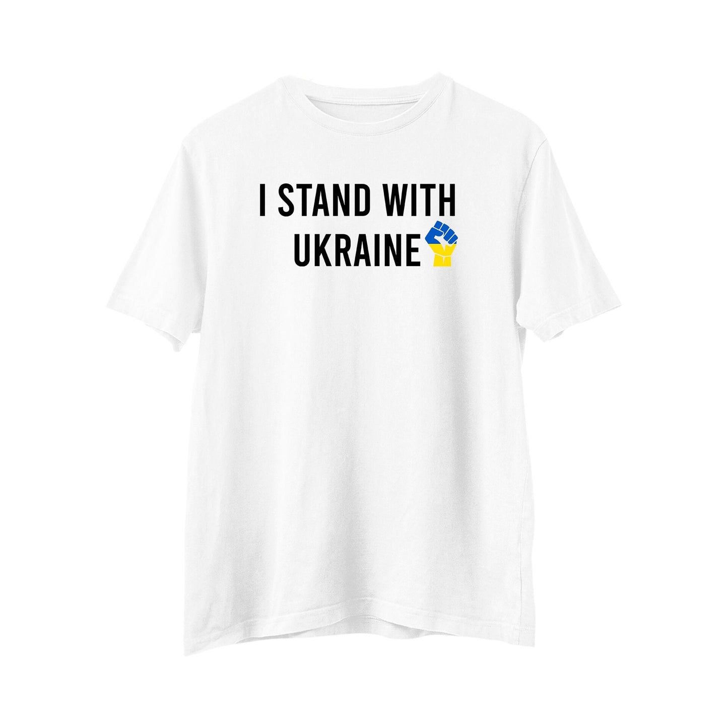 Unisex I Stand With Ukraine T-Shirt, Support Ukraine T-Shirt, Peace Shirt, No To War, Ukraine Support, Novelty Shirt, Slogan