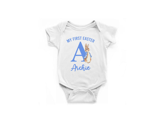 Personalised My First Easter Baby Vest, Baby Grow