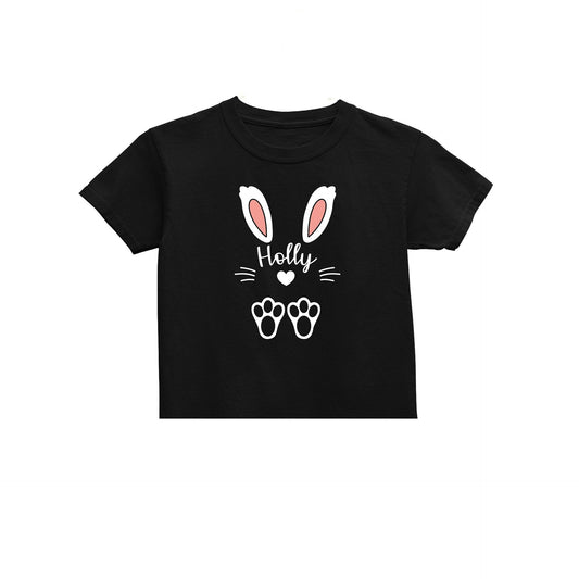 Custom Bunny Easter Name Kids T-Shirt