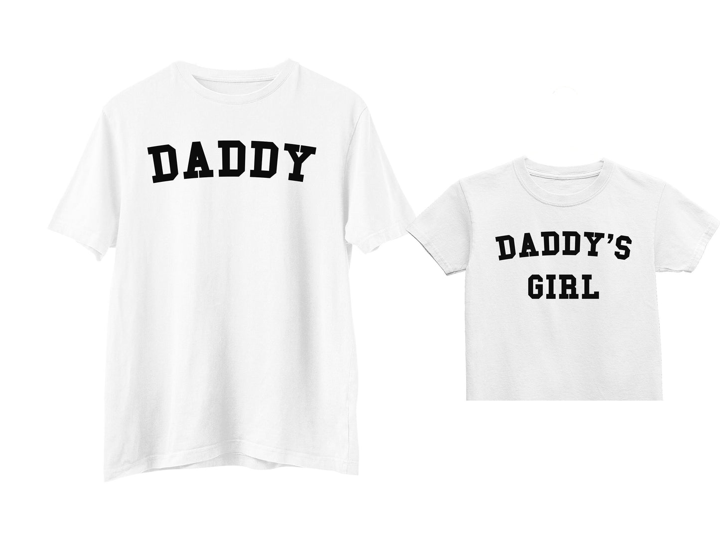 Daddy's Girl Matching T-Shirt, Dad and Baby Matching Shirts