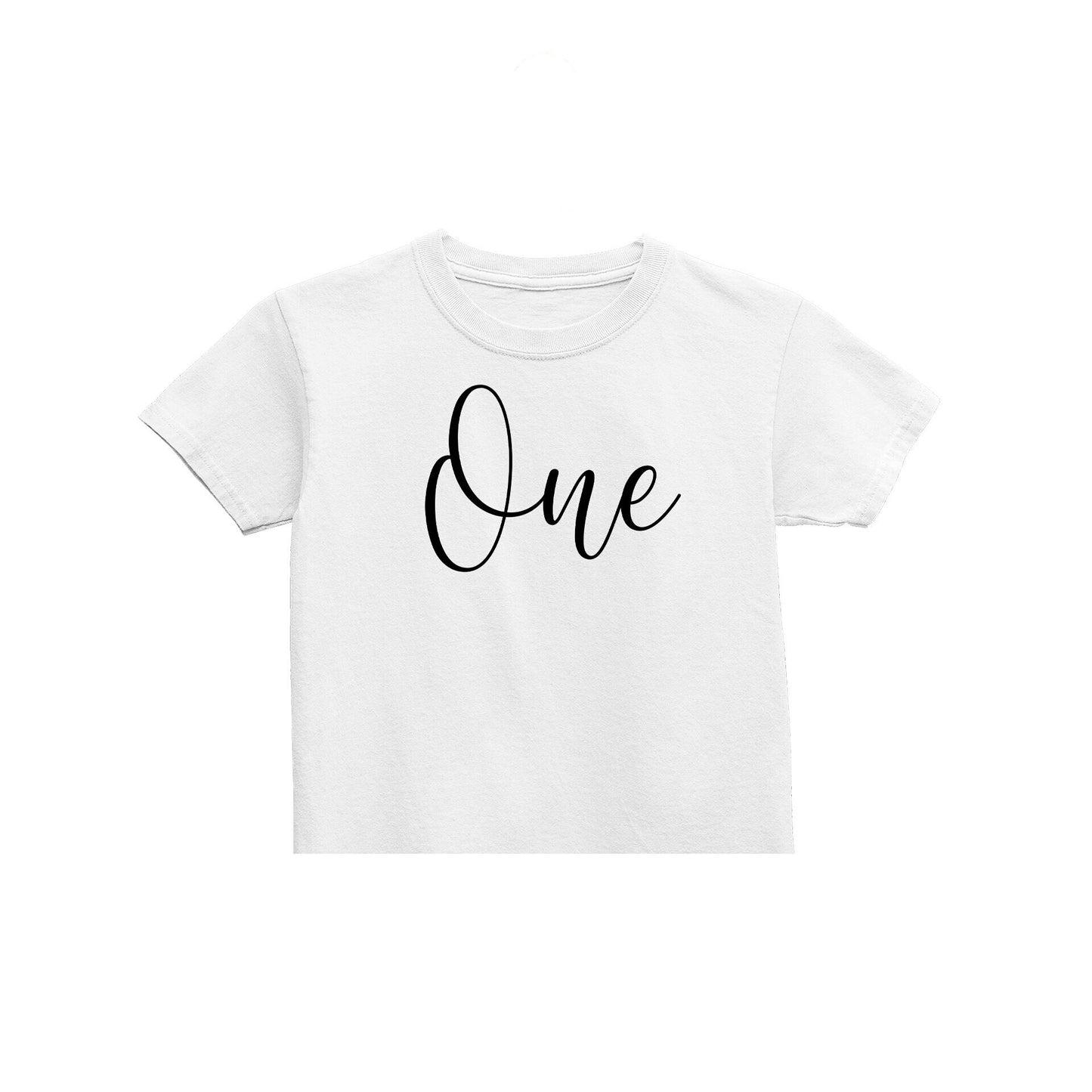 Unisex Personalised Age Birthday t shirt, 1st Birthday,2nd Birthday