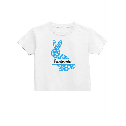 Custom Blue Easter Kids T-Shirt