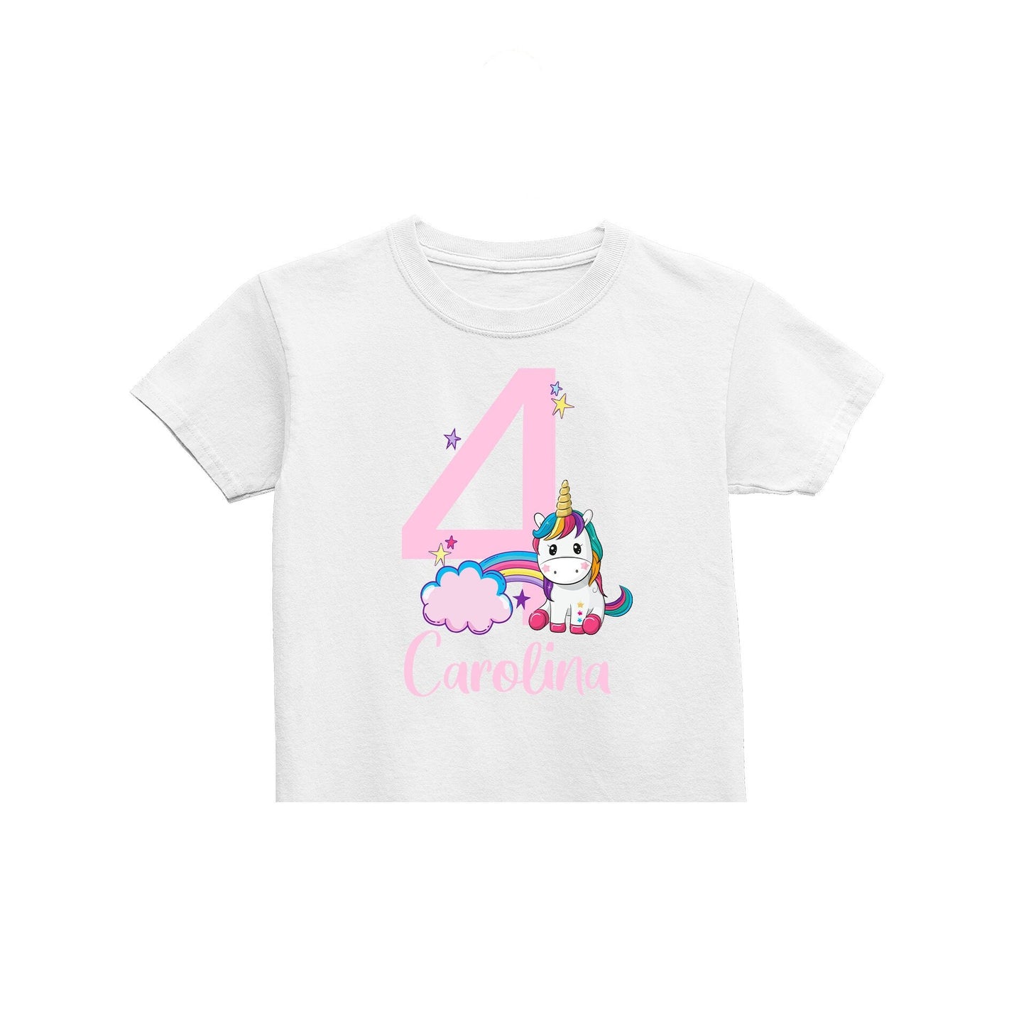 Custom Unicorn Birthday Kids T-Shirt, 1st 2nd 3rd 4th 5th birthdaY