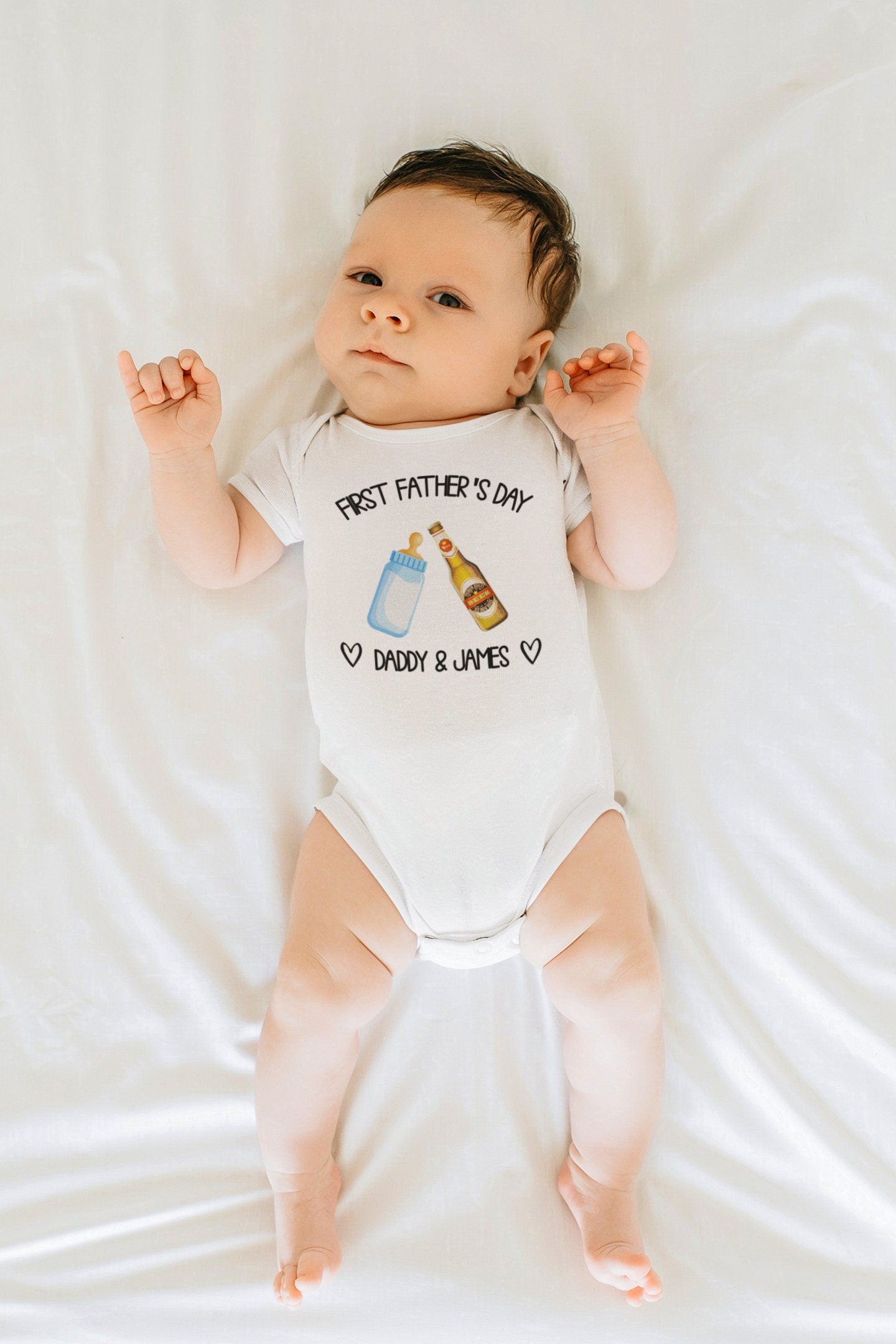 First Fathers Day Baby Vest, Baby Grow