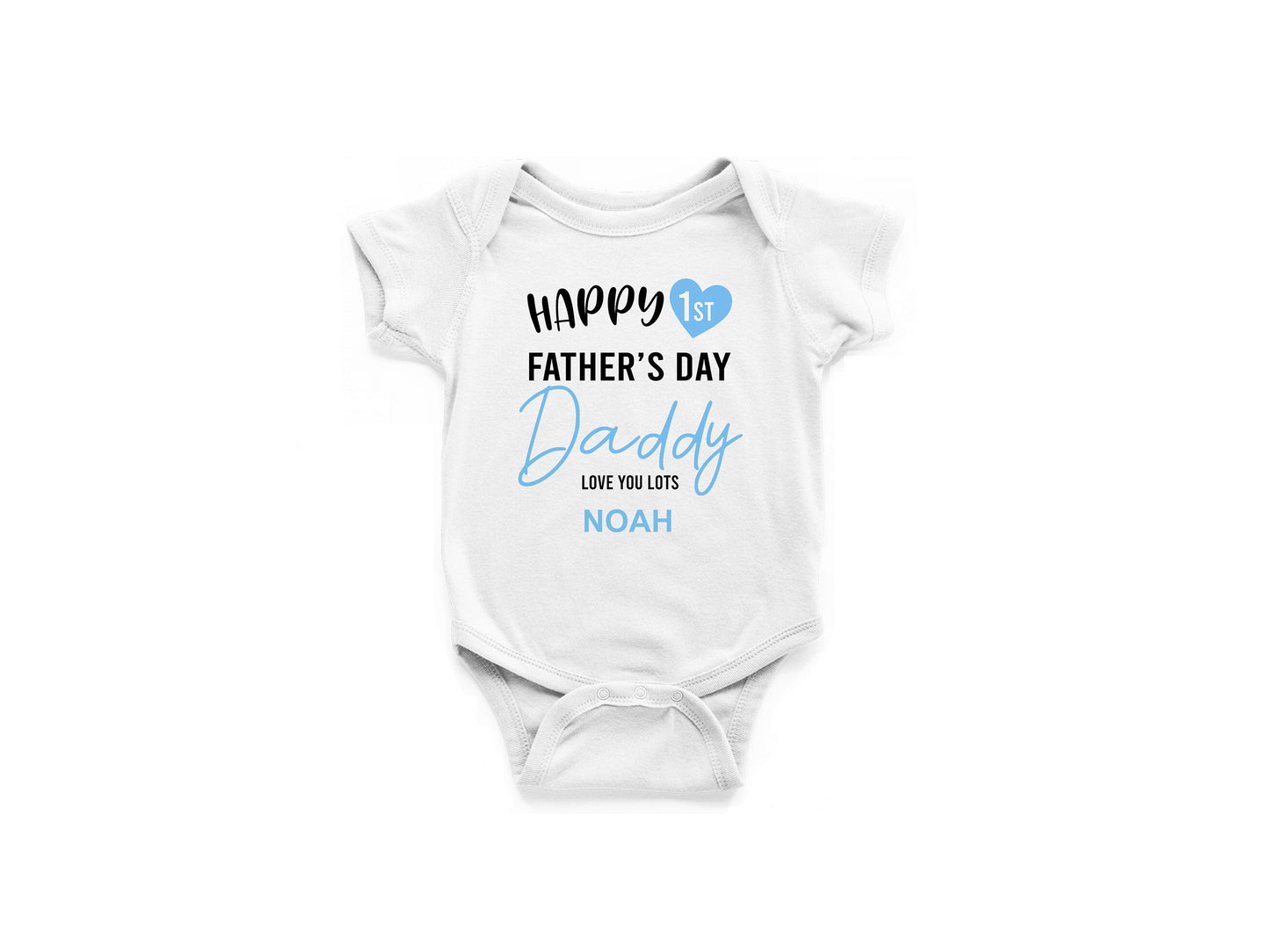 Happy 1st Father's Day/Mother's Day Baby Vest, Baby Grow