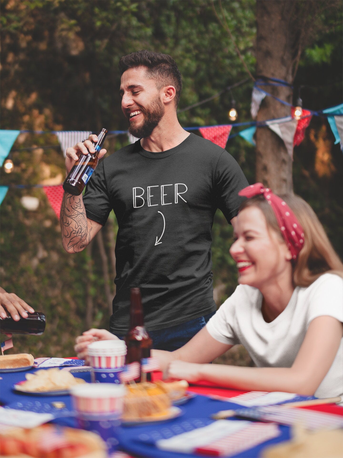 Beer + Baby, Daddy/Mummy To be Shirt