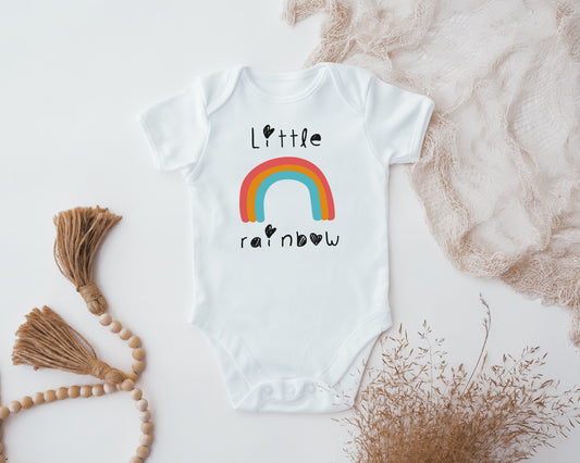 Little Rainbow Baby Vest, Baby Grow