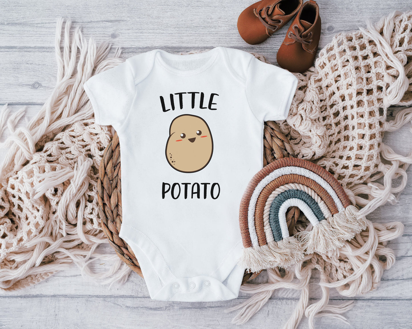 Little Potato Baby Vest, Baby Grow, Cute Little Potato